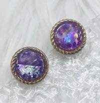 Image 5 of CIRCULAR FRAME FLORAL STUDS