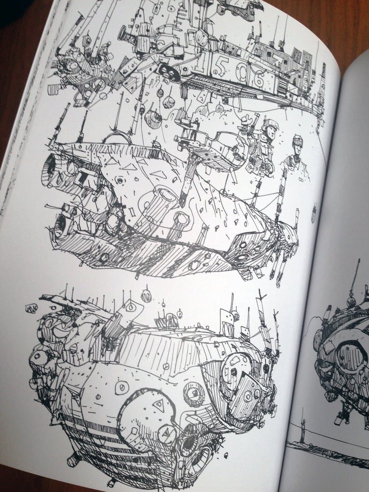 'Mechs & The City' - Another Book of Drawings by Ian McQue | Ian McQue