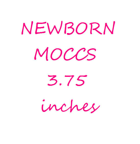 Image of IN STOCK Kinghoo NEWBORN and XL Moccs