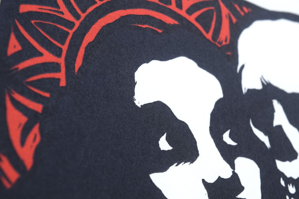 Girl with Skull