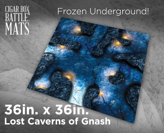 Image of Lost Caverns of Gnash - 3'x3' - #280