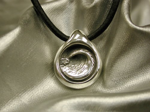 Image of "Teahupoo" Pendant - Sterling Silver