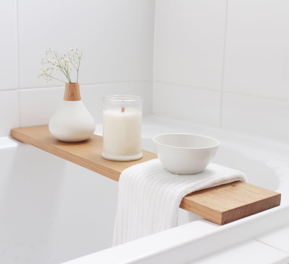 Ash Wood Bath Rack