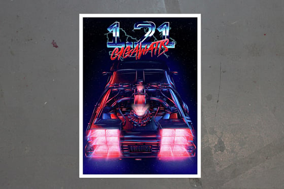 Image of 1.21 GIGAWATTS Giclee print by New Rule