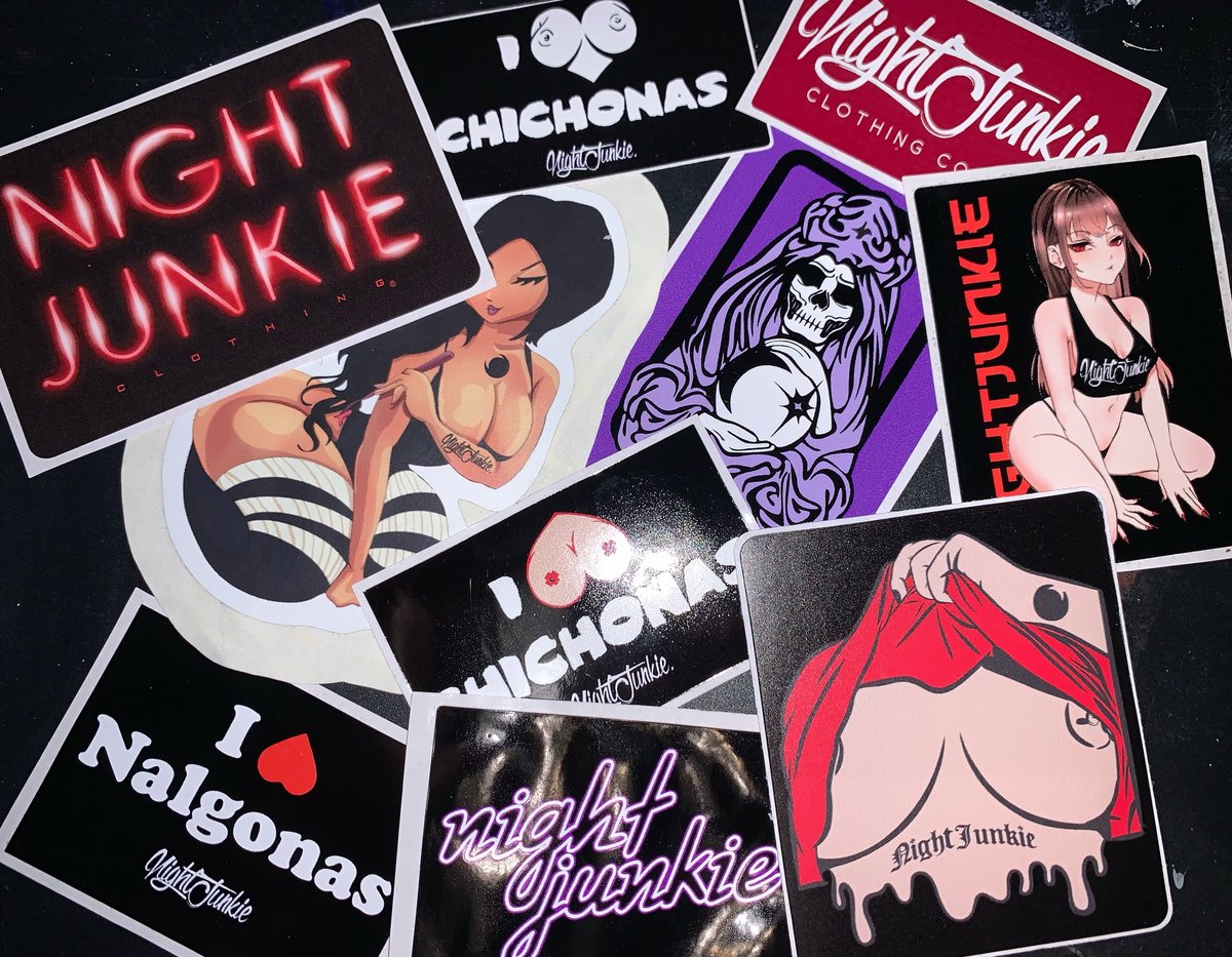 Image of Nightjunkie sticker pack