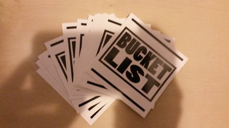 Image of Bucketlist Stickers