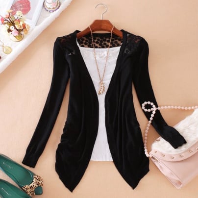 Image of Black Cardigan        Reg. $29.99