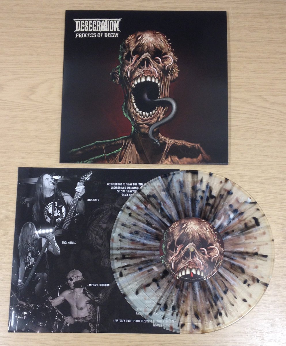 Desecration - Process of Decay 10" Splatter - GWX003