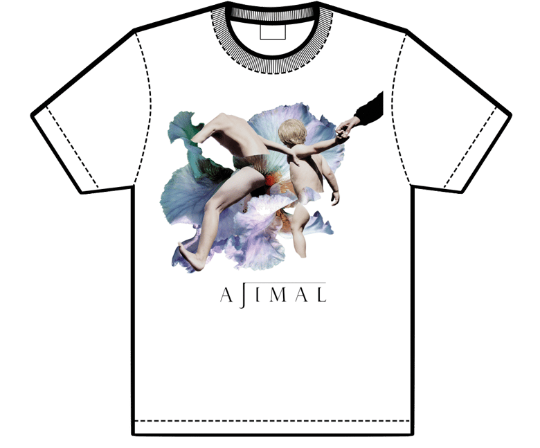 Image of AJIMAL limited edition screenprint t-shirt