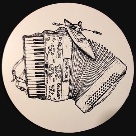 Image of Jenny Conlee French Kayaking Sticker!!