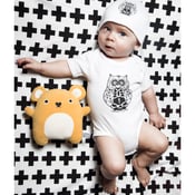 Image of Baby body (15€) and/or baby beanie (8€) OWL DESIGN