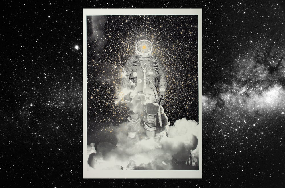 Spaceman / silkscreen poster