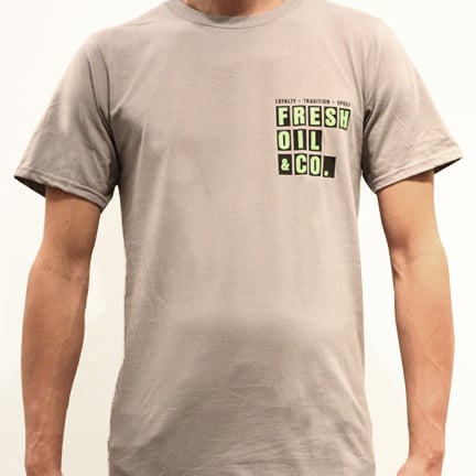 Image of PIT BOARD TEE - SILVER