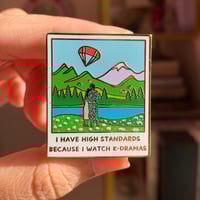 Image 1 of K-Drama Polaroid Hard Enamel Pin
