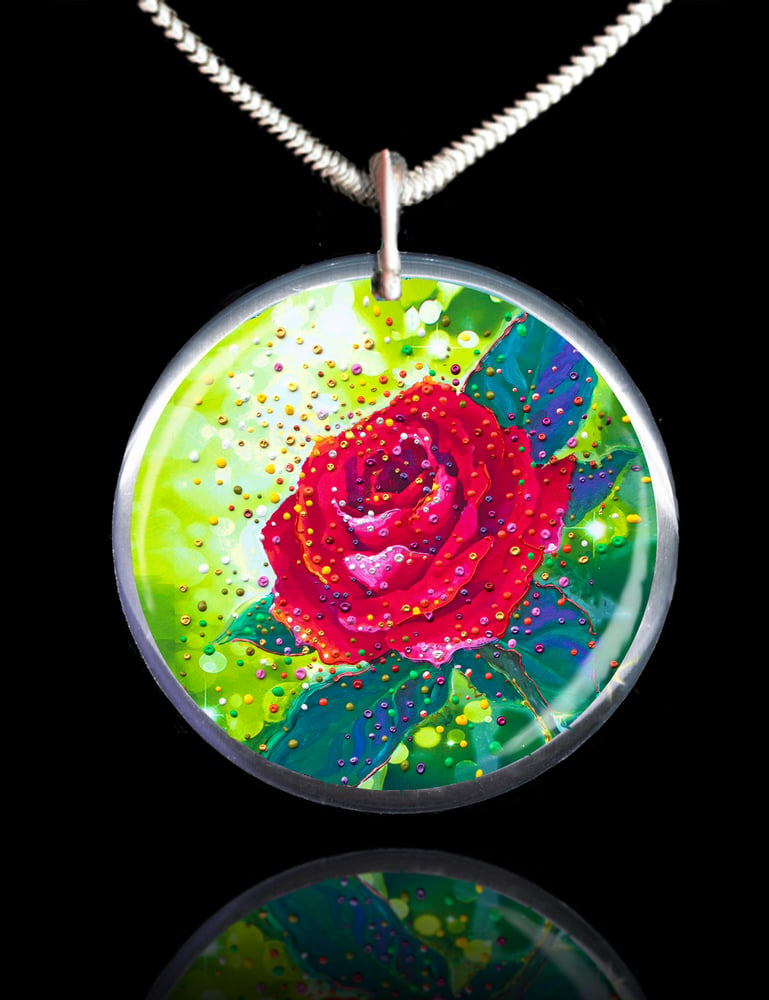 Image of The Sacred Rose Energy Pendant