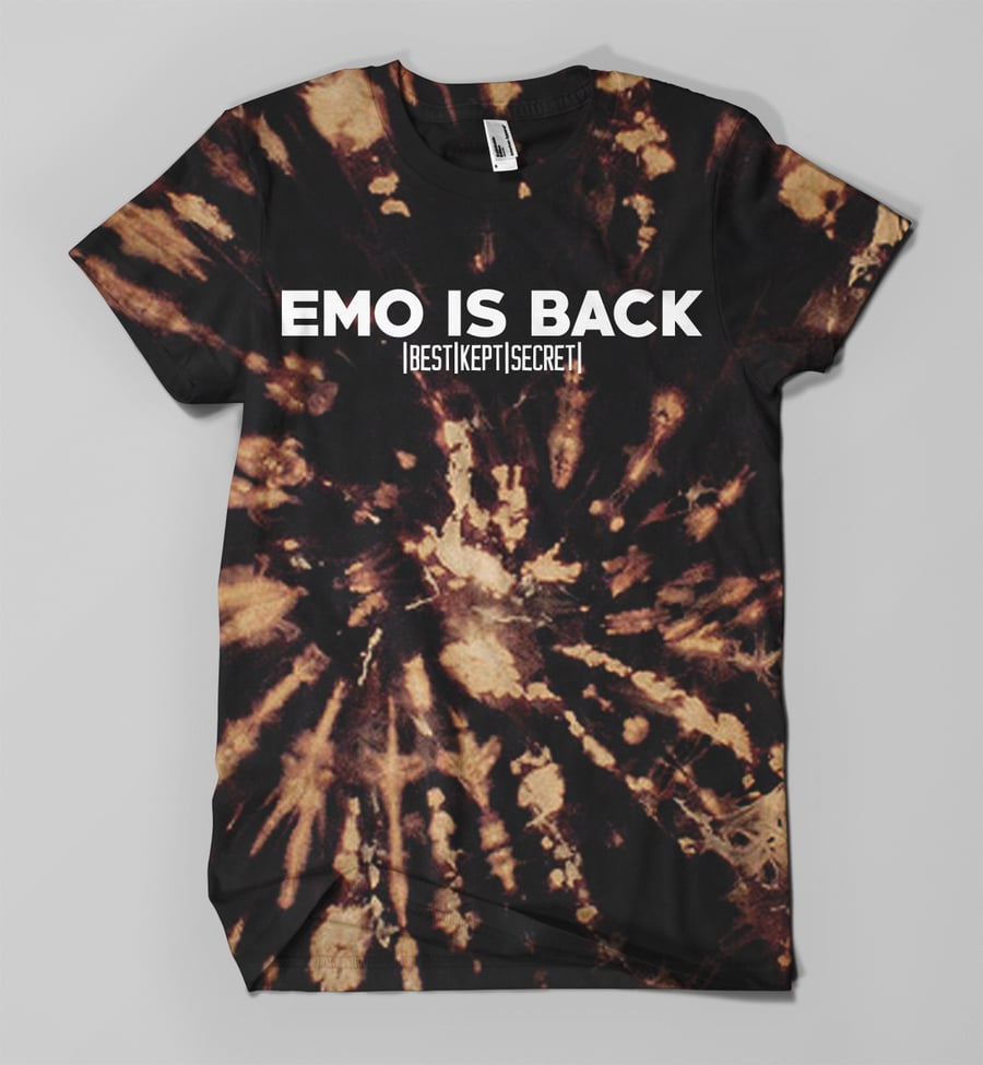 Image of EMO IS BACK - Tiedye (FREE SIGNED DEMO + HANDWRITTEN NOTE)