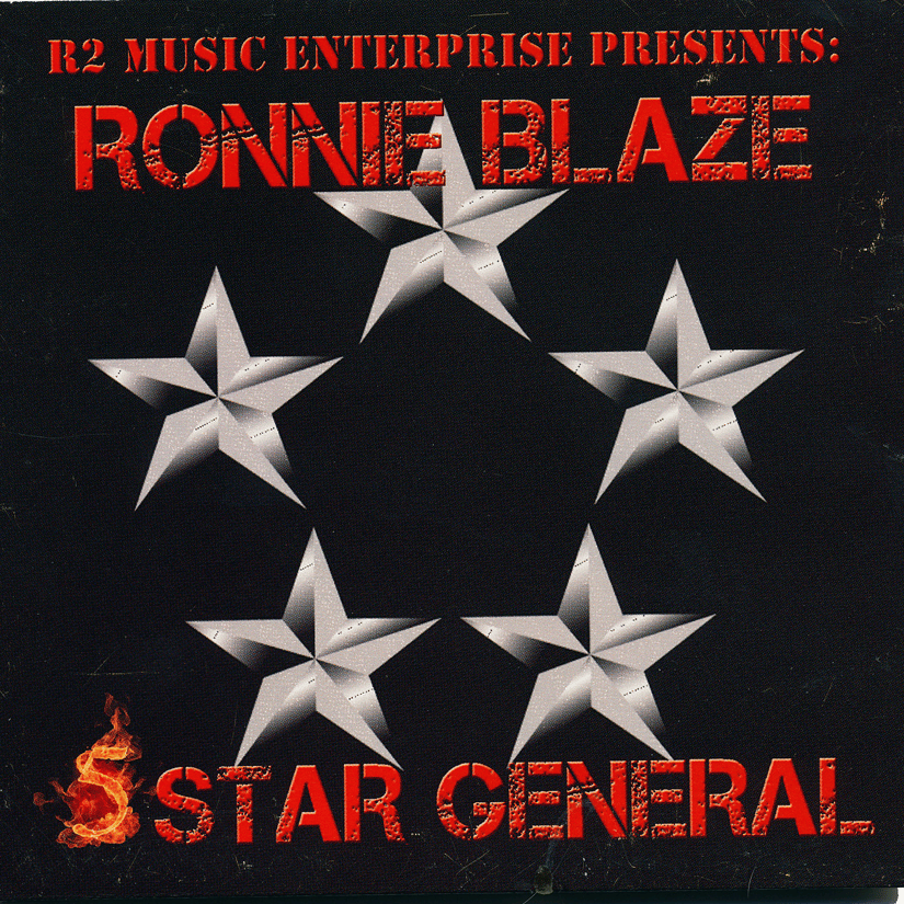 Image of Ronnie Blaze - 5 Star General CD (AUTOGRAPHED)