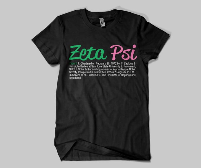 Image of ZETA PSI UNISEX TEE