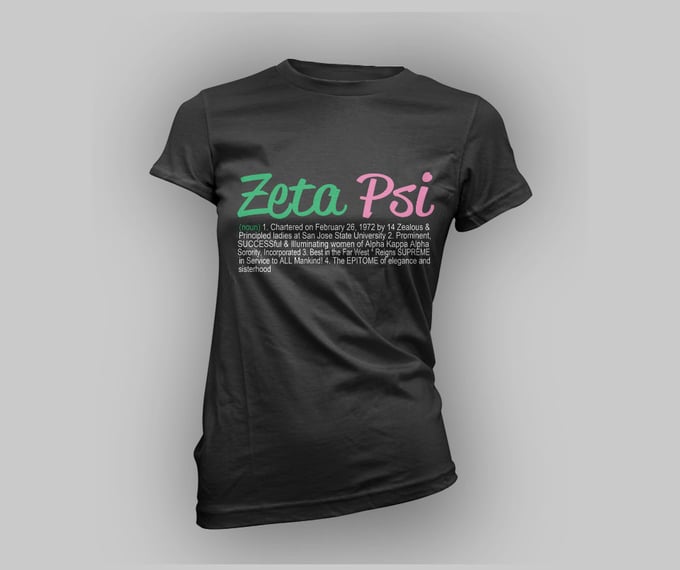 Image of ZETA PSI Babydoll Tee