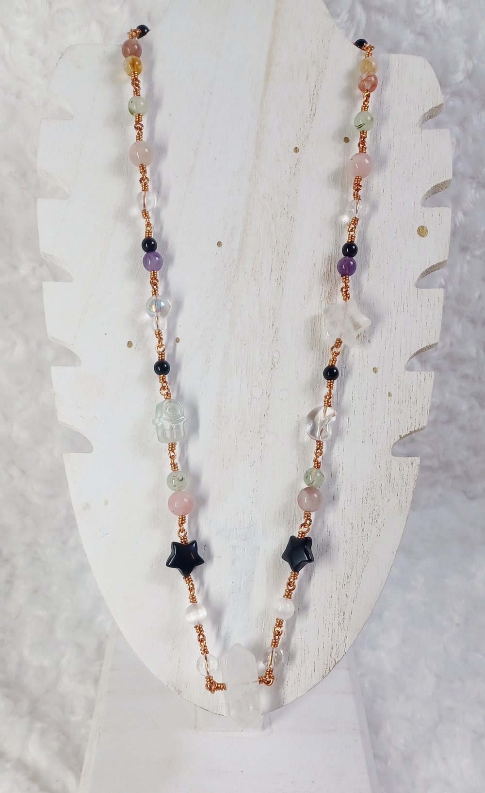 Image of Gaia Earth stone necklace 