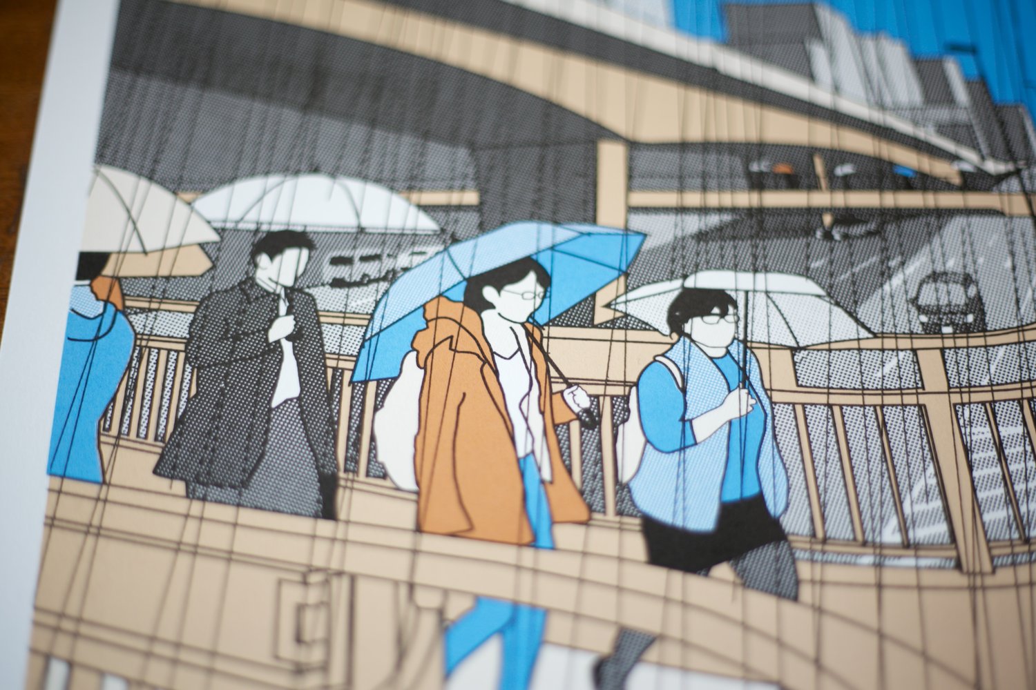 Image of Shibuya in the rain