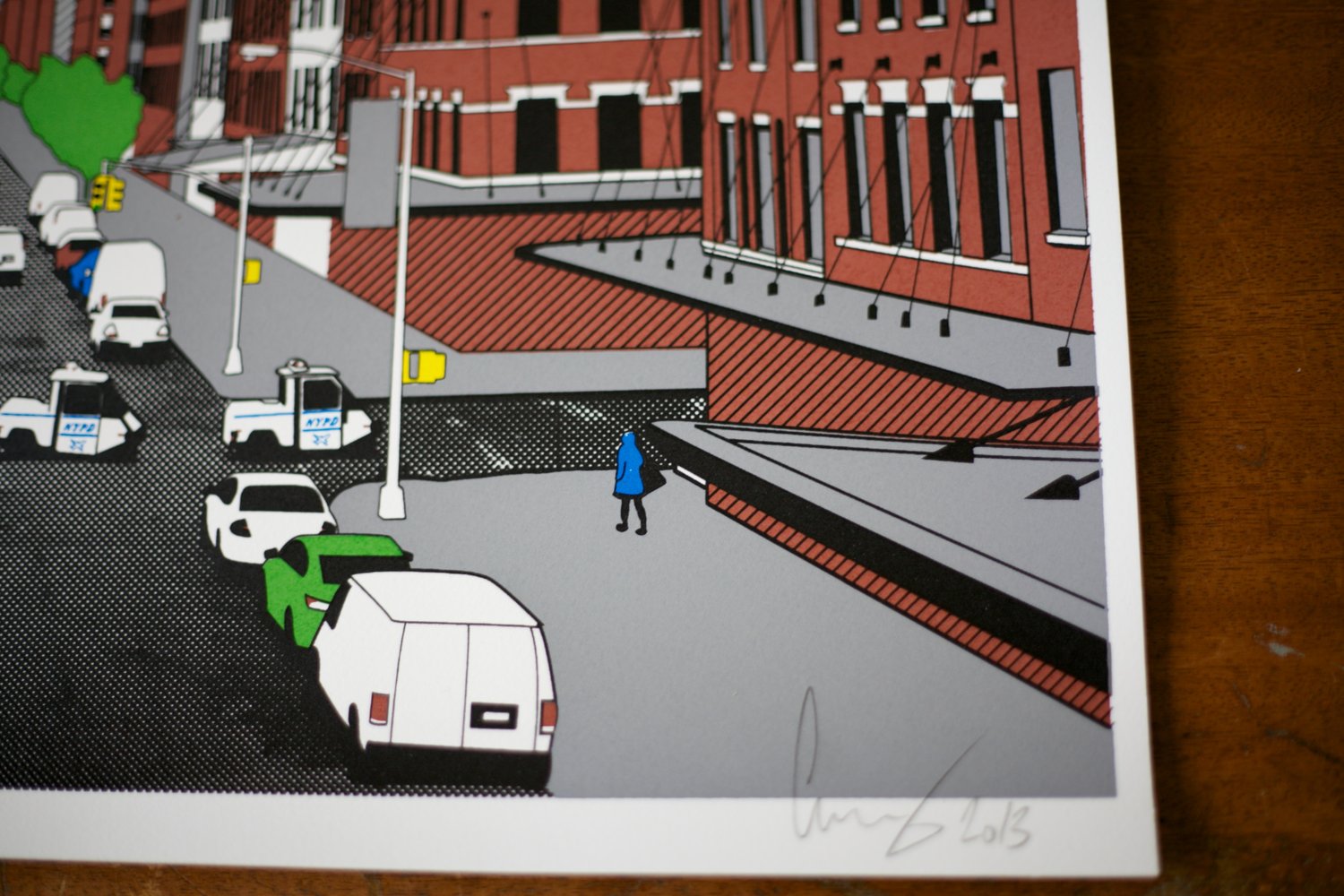Image of From the Highline screen print