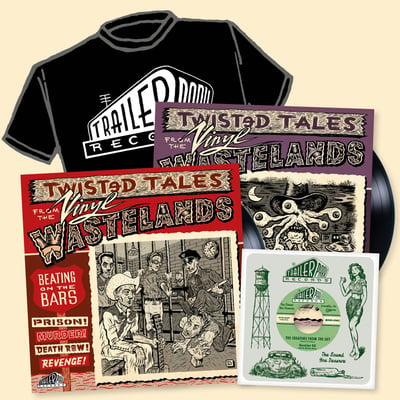 Image of Vinyl Wastelands - Limited Edition Bundle!  [2xLPs / 7" Single / T-Shirt]