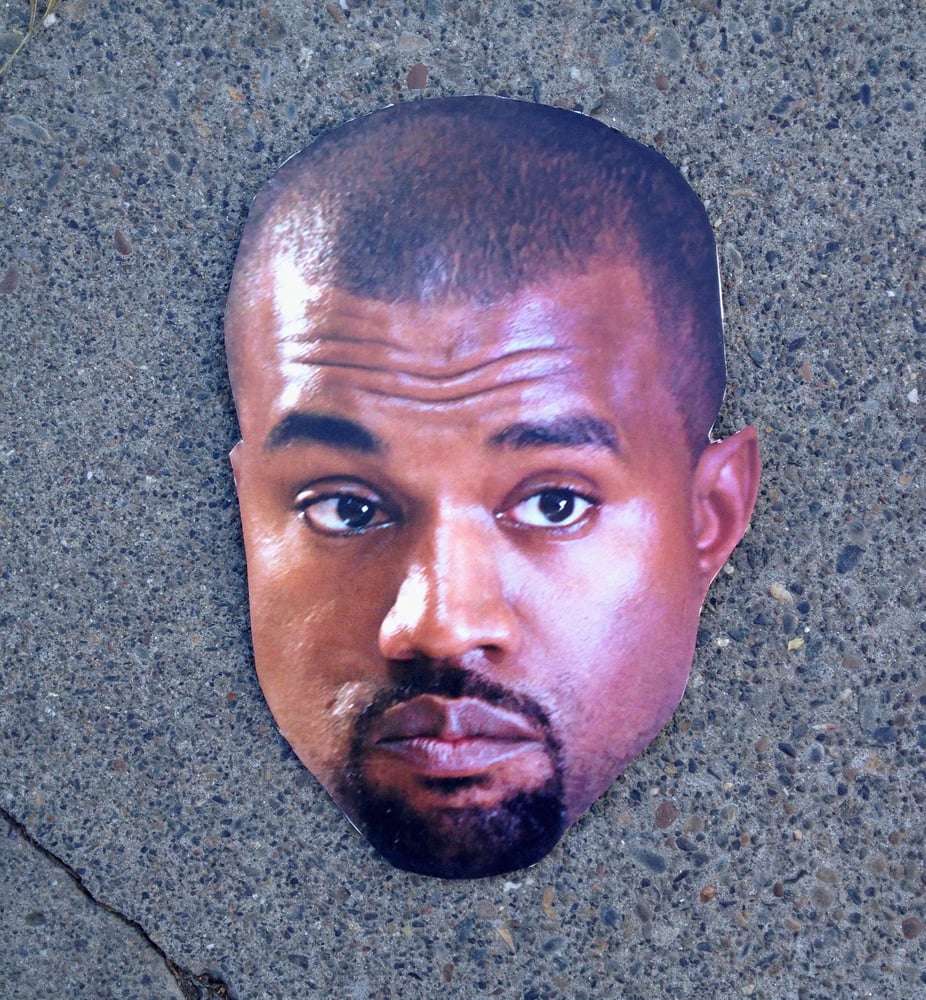 Image of HardBoard Kanye Head