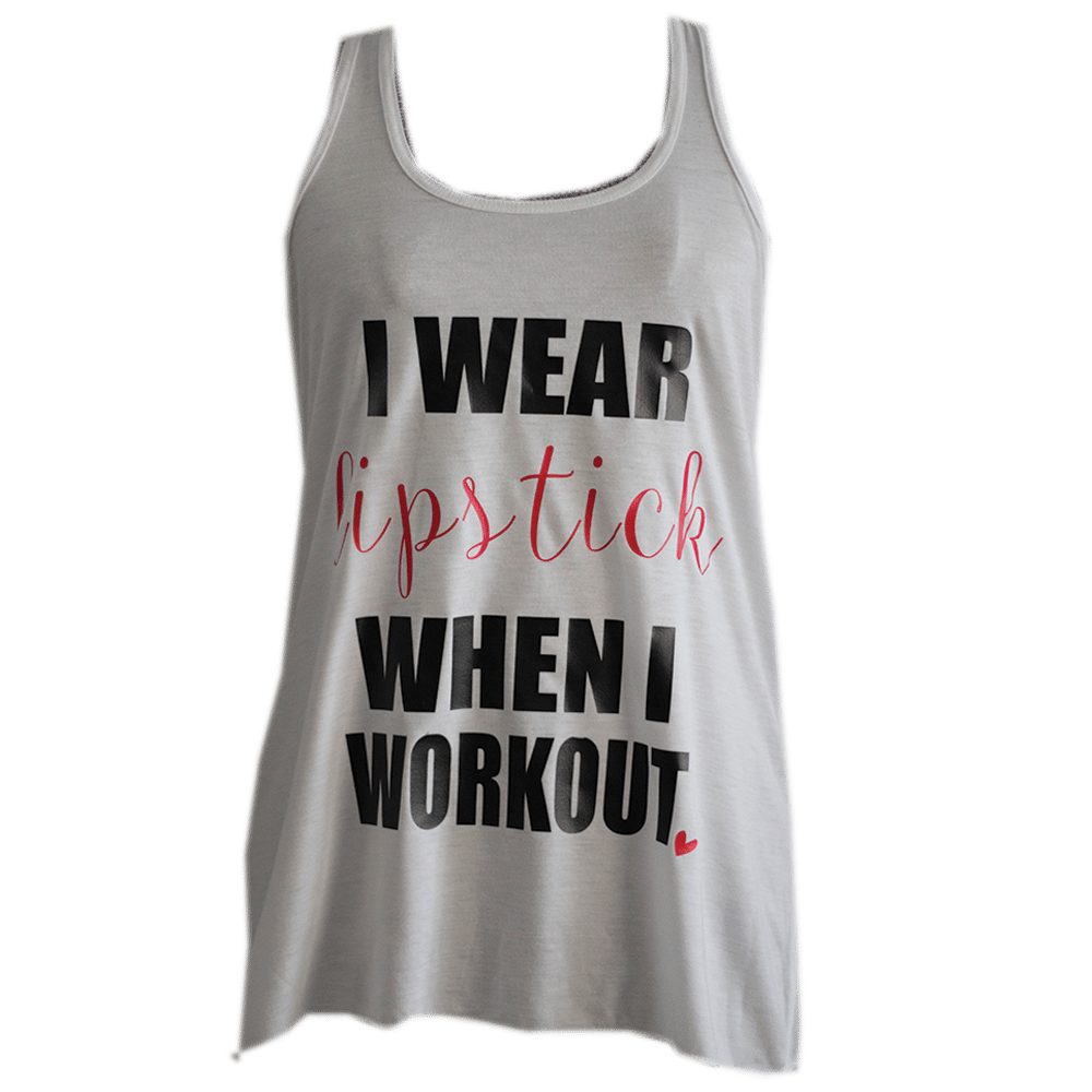 Image of I wear lipstick when i workout | WHITE