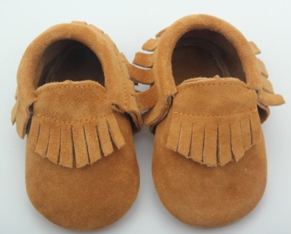 Image of Camel- Suede Moccasins