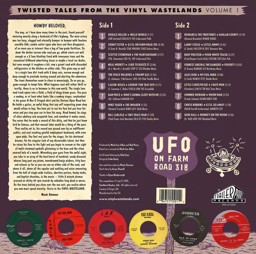 Image of UFO On Farm Road 318 - Vinyl LP