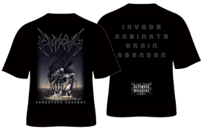 Image of "Invade Dominate Drain Abandon" T-shirt