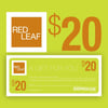 Bath and Body Gift Certificates From Red Leaf