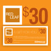 Gift Certificate For Any Bath and Body Products By Red Leaf
