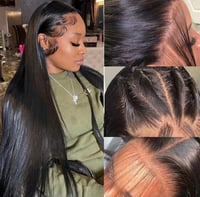 Image 3 of HD 13*4 Frontal ((STRAIGHT)) Wig 180% Density