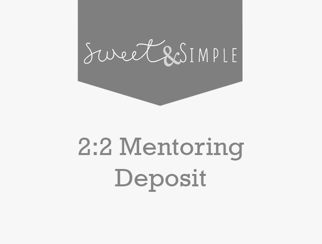 Image of Sweet & Simple Newborn Mentoring Deposit