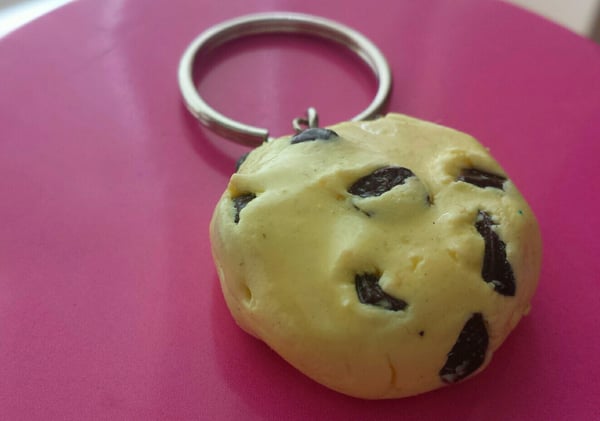 Image of Cookie Dough Charm Keyring