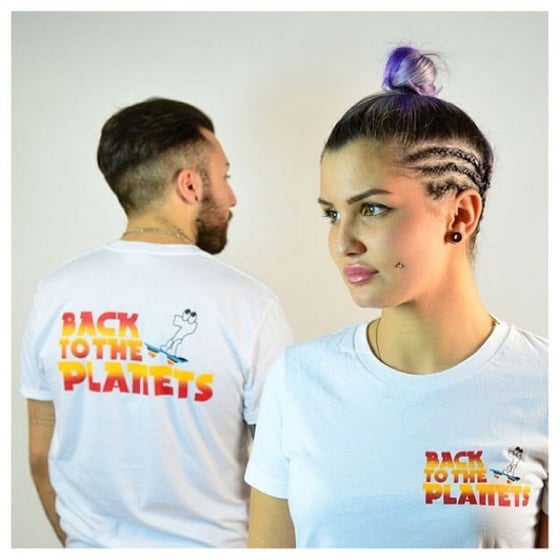 Image of "BACK TO THE PLANETS" TEE