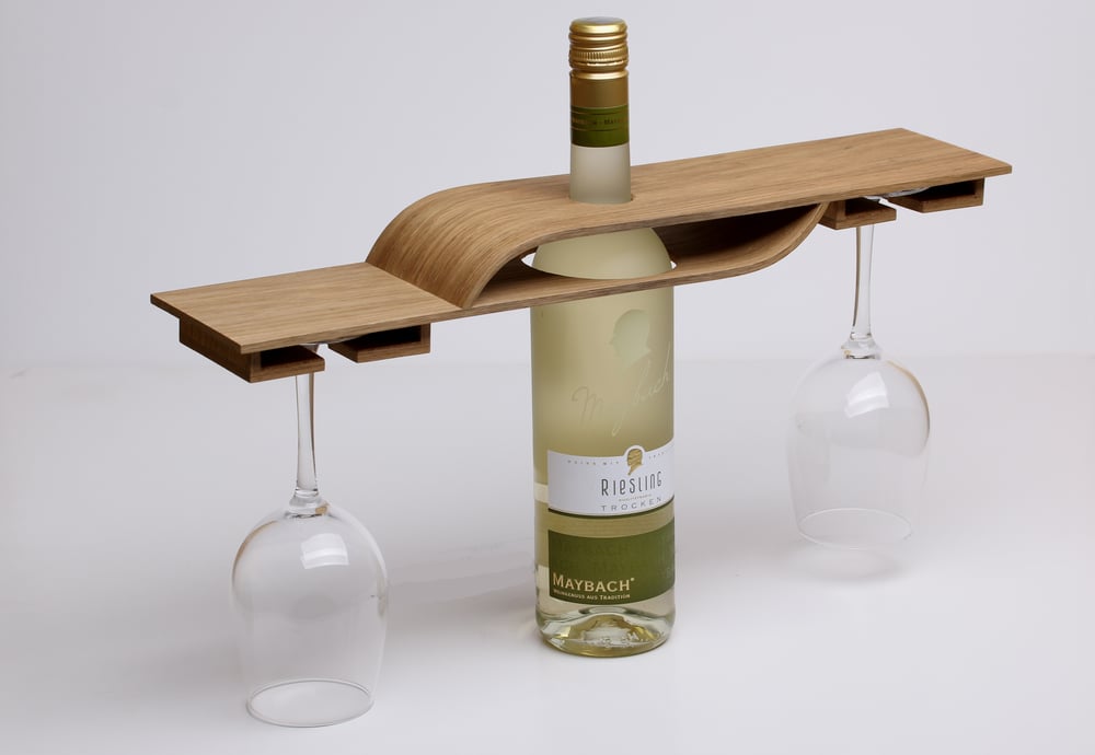 Image of Wine and glass rack