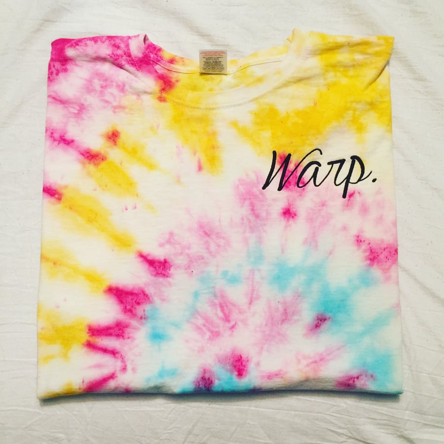 Image of Warp tie dye t-shirt