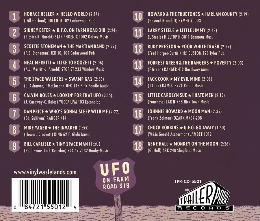 Image of UFO On Farm Road 318 - CD