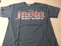 Image 1 of JASTA "Deadly Business" Heather Charcoal Shirt
