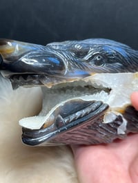 Image 21 of Wolf Agate Carving #2266