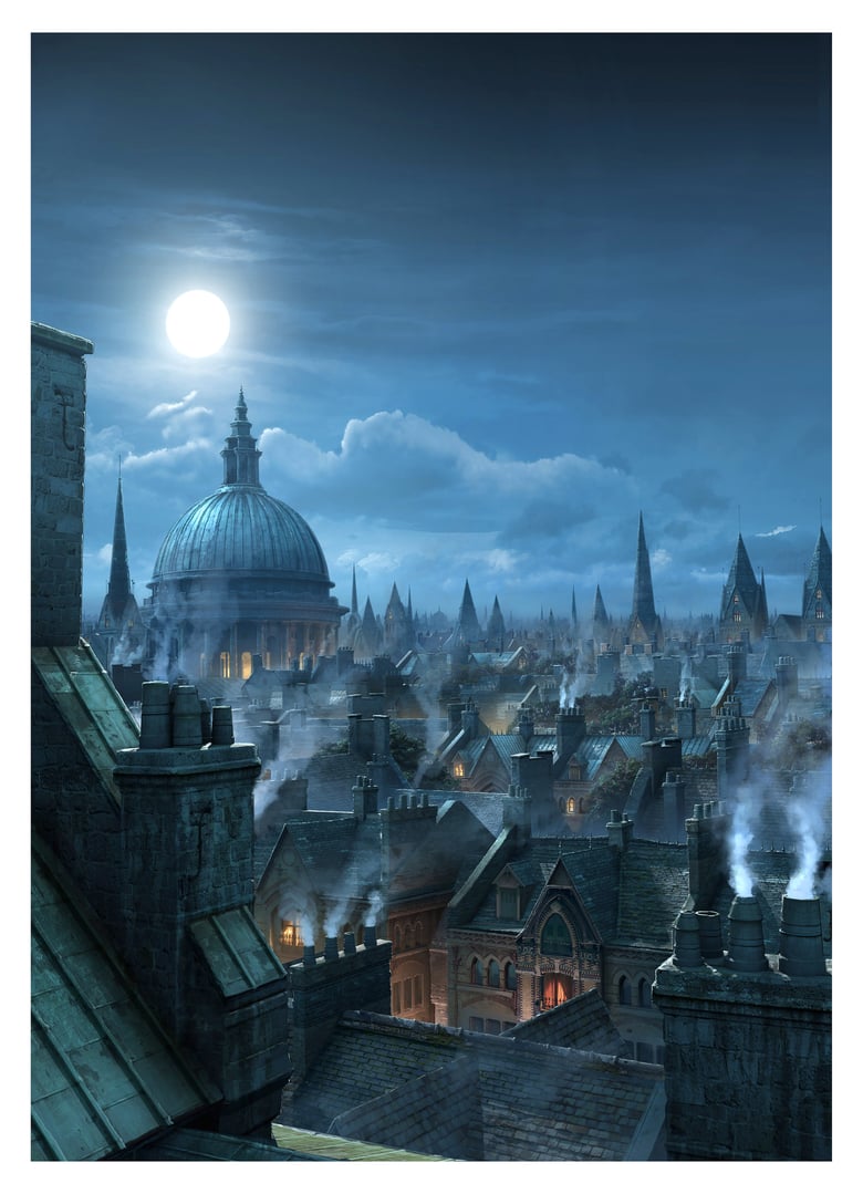 Image of "London Rooftops" Limited Signed Edition 13x19.
