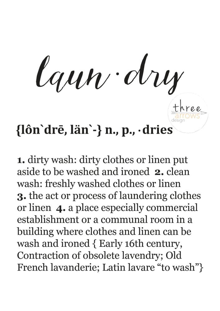 Image of Laundry Meaning
