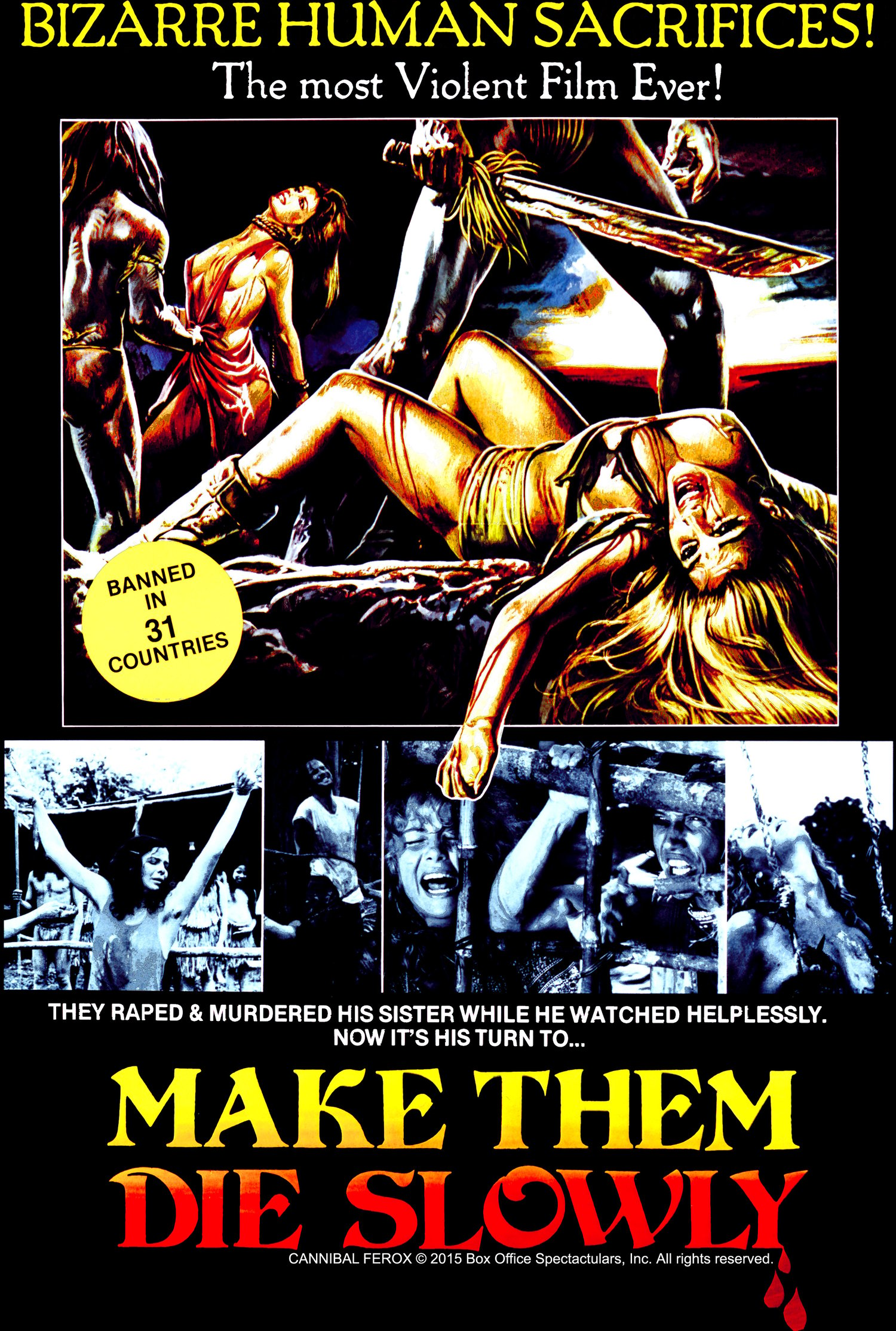 Make Them Die Slowly aka CANNIBAL FEROX (1981) T-shirt