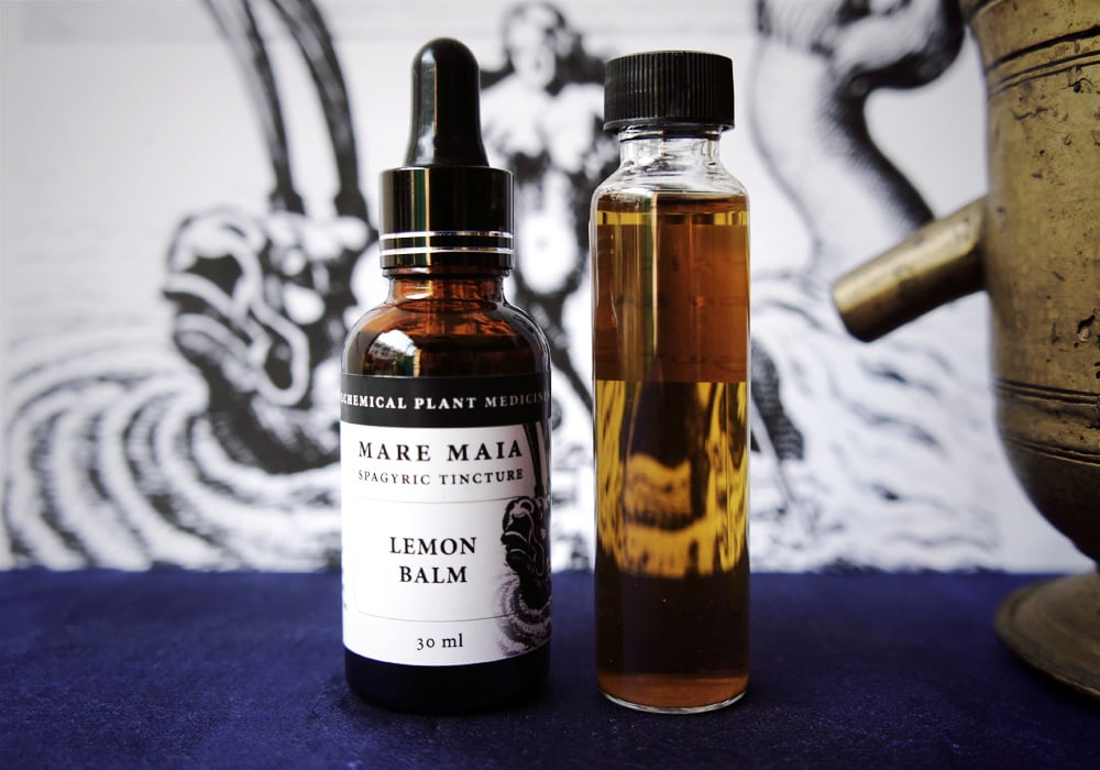 Image of LEMON BALM spagyric tincture - alchemically enhanced plant extraction