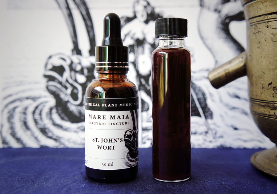 Image of ST. JOHN’S WORT spagyric tincture - alchemically enhanced plant extraction