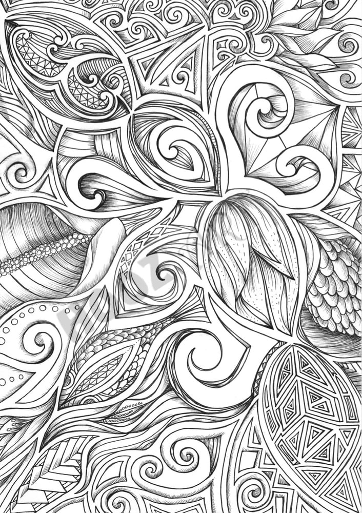 NEW! 'Series 4' Colouring Print Sets - 10 x A4 PRINTS IN A SNAZZY