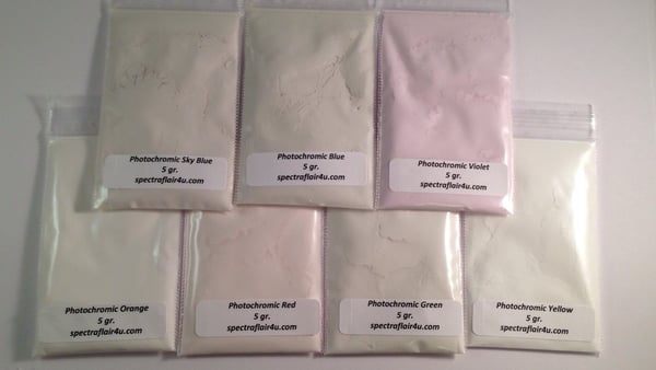 Image of Single-Color Photochromic Pigments <p> 7 Colors Available